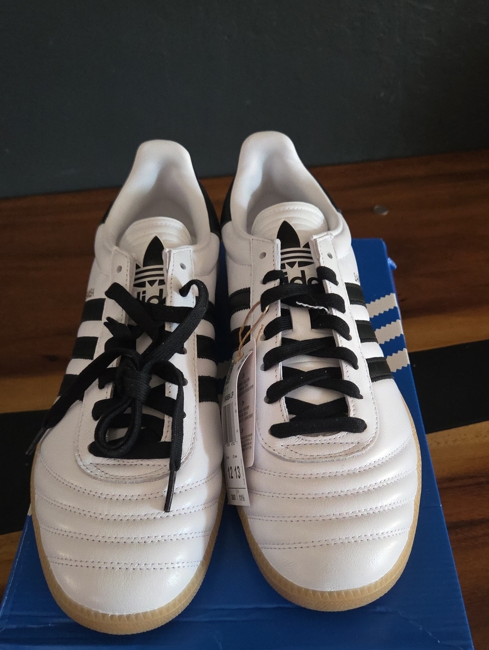 Adidas Samba JP White/Black Men's Sneaker Size 12 New With Tags & Box - Picture 2 of 8